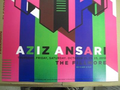 14 Aziz Ansari Bill Graham Original Fillmore Poster F1069  