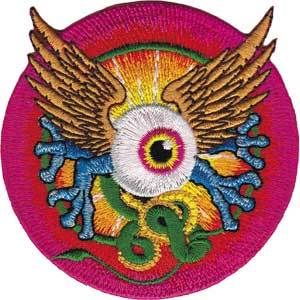 MOUSE & KELLEY flying eye PATCH , grateful dead **** c 