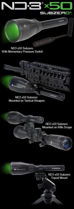 Laser Genetics ND 3x50 LG ND3x50SZ Subzero Designator  