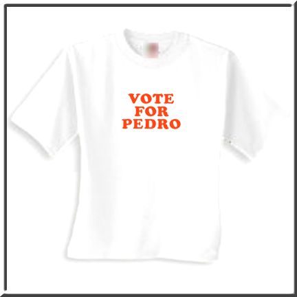 Vote For Pedro Funny Humor T Shirt S, M, L, XL, 2X,& 3X  