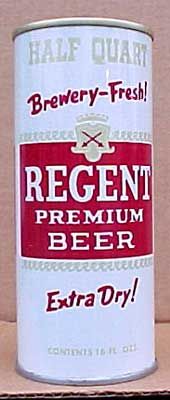 REGENT BEER 16oz Pull Tab Can Champale Norfolk VIRGINIA  