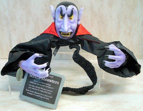 DEPT 56 Fangs Screen Haunter HALLOWEEN computer 800705  