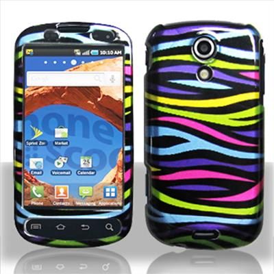 Rainbow Zebra Hard Case Cover for Sprint Samsung Epic 4G D700 Galaxy S 