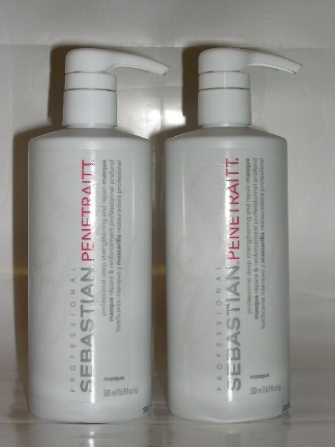 SEBASTIAN 2 X16.9oz (1 Liter) PENETRAITT REPAIR MASQUE  