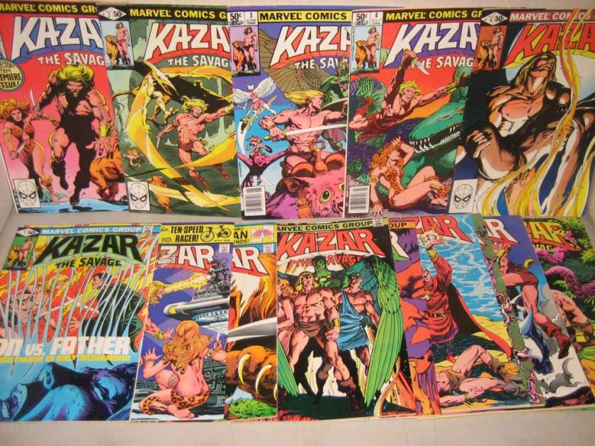 KA ZAR THE SAVAGE Lot #1 5 7 17 FN VF Brent Anderson  