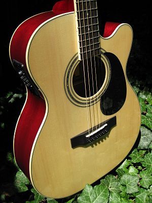 ZAGER EZ PLAY 50OM SPRUCE ACOUSTIC OM SIZE GUITAR  