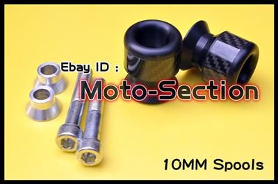 Kawasaki 10MM Z750 Z1000 03 06 crash protectors Bobbins  