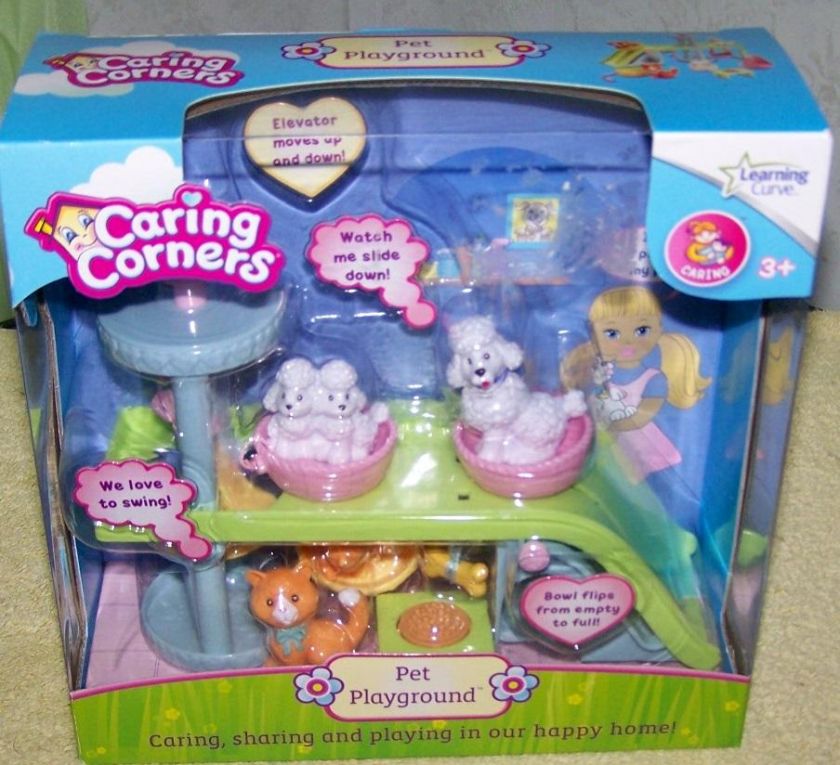 Caring Corners *Pet Playground* Playset New  