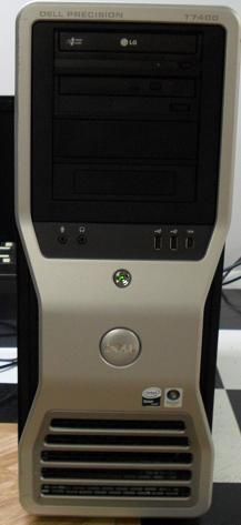 DELL PRECISION T7400 DUAL QUAD CORE X5450 3Ghz 8Gb 250Gb DVDRW 