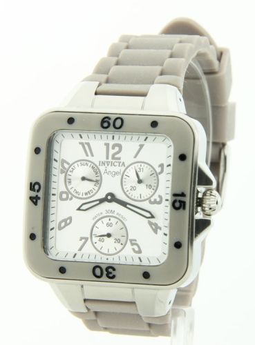 1291 Invicta Womens Angel Multifunction New Grey Watch 843836012911 