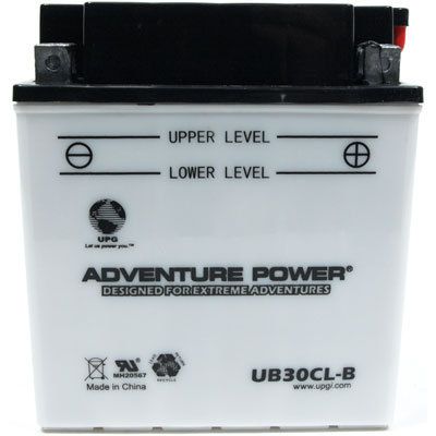 12V 30Ah Motorcycle Battery Replaces Yuasa YB30CL B NEW  