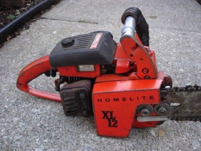 HOMELITE XL 12 CHAINSAW 16 BAR on PopScreen