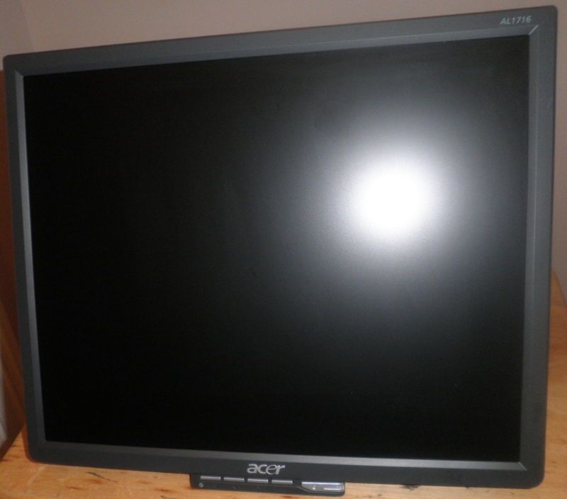 ACER POS LCD VIDEO DISPLAY MODEL AL1716   BRACKET INCLD  