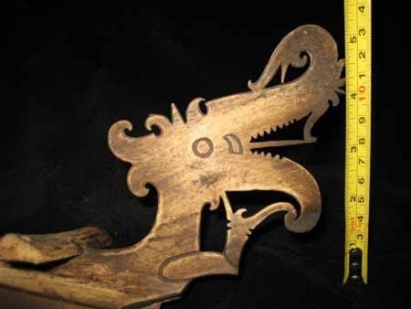 Rare Hornbill Padi Harvesting Knife Dayak Borneo  