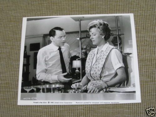 Sinatra & Eleanor Parker 1959 vintage photograph  