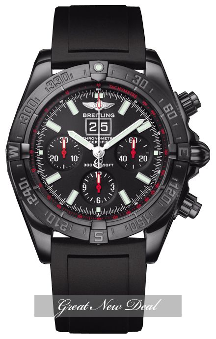 BREITLING WINDRIDER BLACKBIRD BLACK PVD   M4435911/BA27  