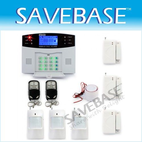 Mini GSM Alarm Security System DVR CCTV Camera IR SD  