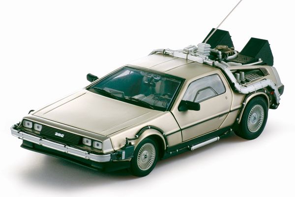 Die Cast Car BTTF 1 Delorean w Hook 118 27113  