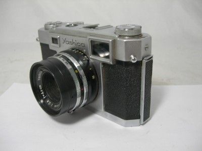 VERY RARE YASHICA 35 RANGEFINDER CAMERA W/ YASHINON 12.8 4.5cm 45mm 