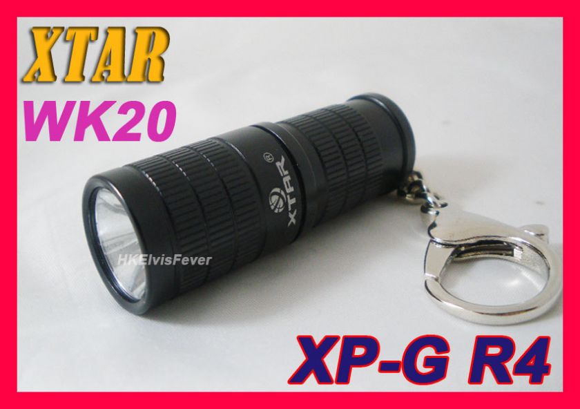 XTAR WK20 Cree XP G R4 LED 265Lms CR123 Mini Flashlight  