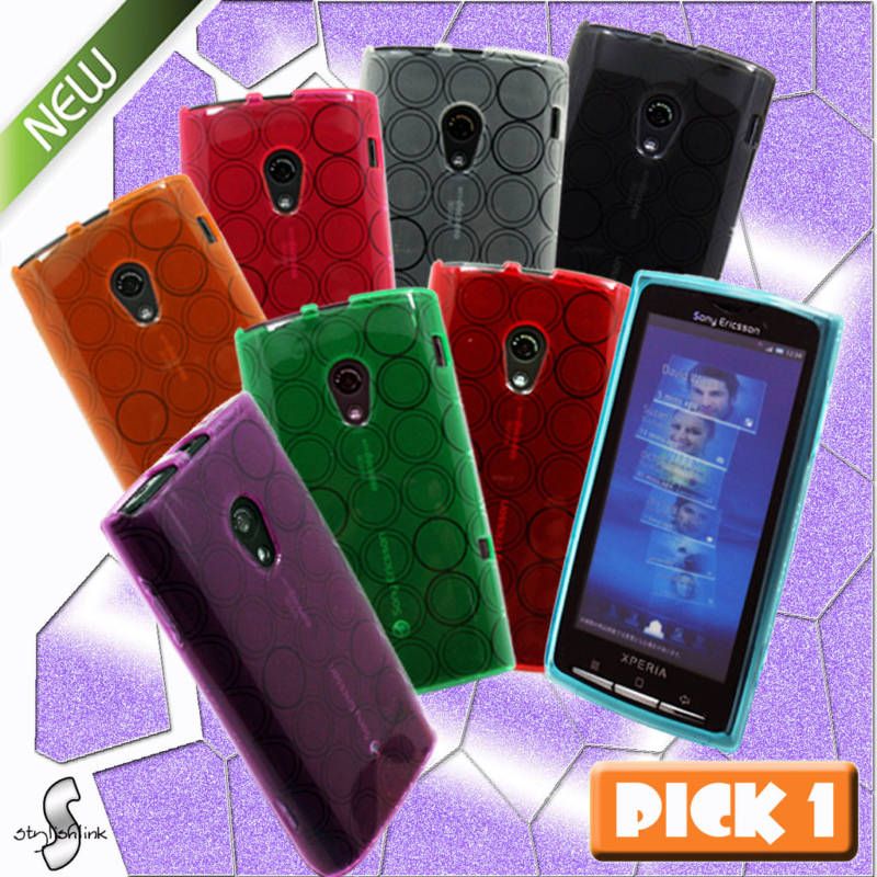 1x SOFT TPU SILICONE GEL CASE SONY ERICSSON XPERIA X10  