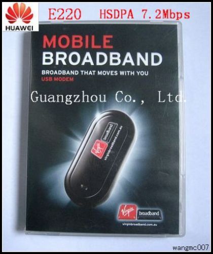 Unlocked Huawei E220 HSDPA 7.2Mbps 2100MHZ USB modem  