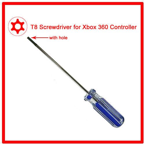 Torx T8 Screw driver for Xbox 360 Controller with hole  