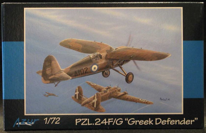 72 Azur Polish PZL 24F Fighter GREEK DEFENDER  