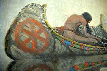 1906 N C Wyeth Hand Colored Indian Print A 2  