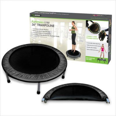 PurAthletics E Z Fold 36 Mini Trampoline in Black WTE10115 