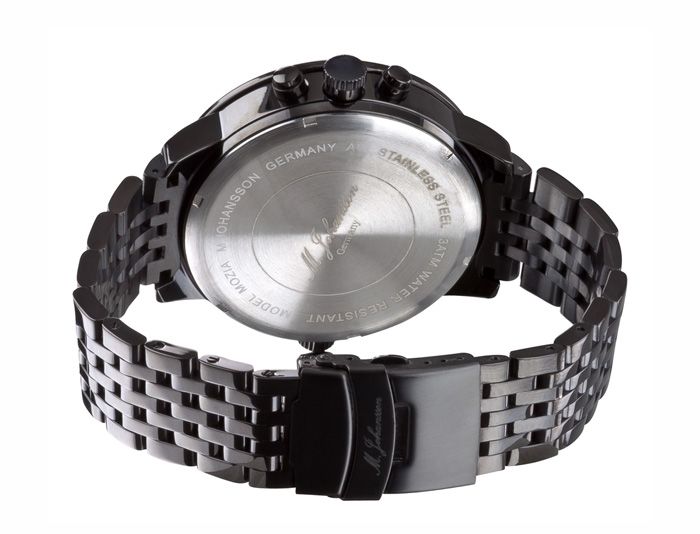 BLACK AUTOMATIC XXXL MENS WRIST WATCH MOZIBBB  