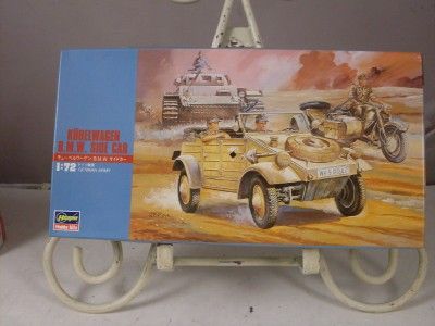 HASEGAWA KUBELWAGEN BMW SIDE CAR MODEL KIT  