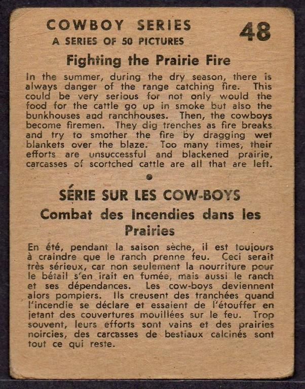 Fighting the Fire ~Hamilton Gum Cowboy Series 1930s  