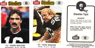 1985 Pittsburgh Steelers Police Complete Set (16) Louis Lipps John 