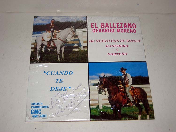 AUTOGRAPHED SEALED Gerardo Moreno EL BALLEZANO GMC  