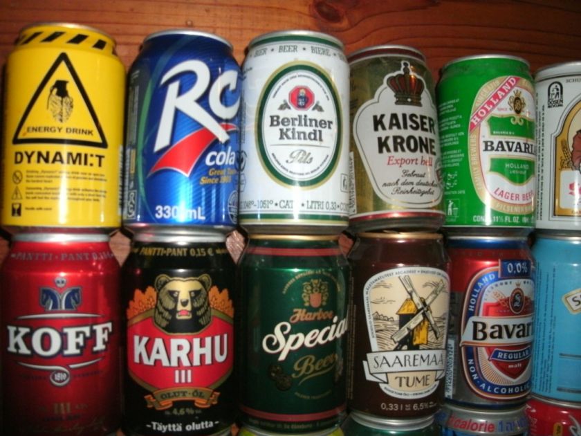 40 EUROPE Beer / soda cans 0.33l  