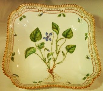   Copenhagen Flora Danica Porcelain Square Vegetable Dish 20/3510  