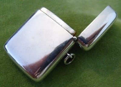   Edwardian 1909 Minima Yacht Club Solid Silver Vesta Case Woodward & Co