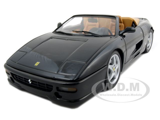 FERRARI F355 SPIDER BLACK 118 DIECAST MODEL CAR  