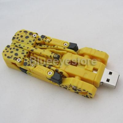 16GB Cool Transformer Leopard USB 2.0 Flash Pen Stick Thumb Drive Real 