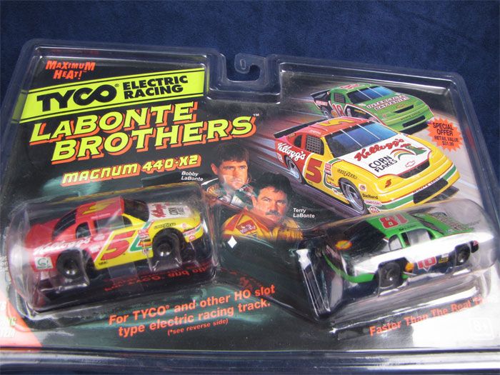 Tyco Magnum 440 X2 Labonte Brothers HO Slot Cars MIP  