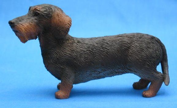 NEAT WIRE HAIRED DACHSHUND DOG FIGURINE BY CONV CONCEPT  