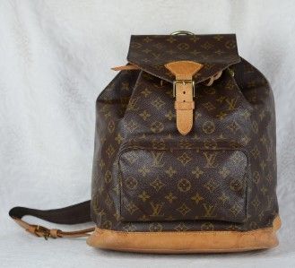 MPRS Auth LOUIS VUITTON Monogram Montsouris Backpack  