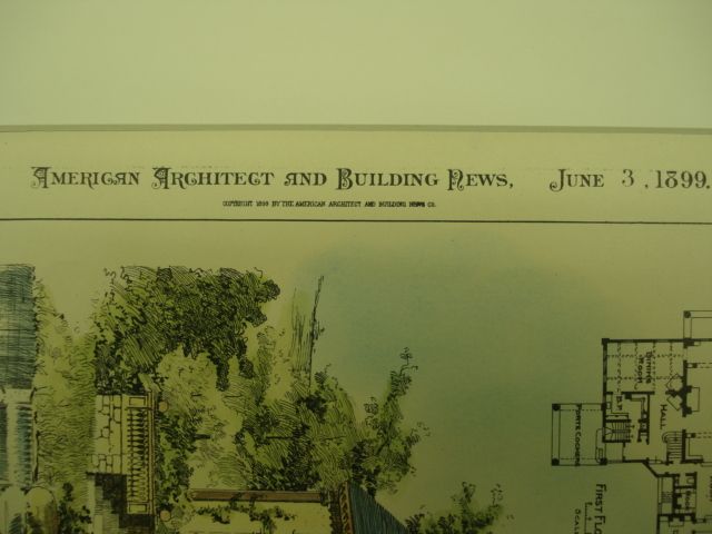 William R Garrison House, Tuxedo Park, NY, 1899, Orig.  