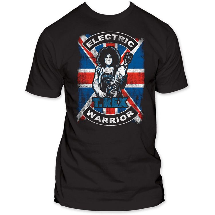 Rex Marc Bolan Union Jack Electric Warrior T shirt  