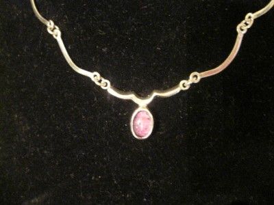   , amethyst & sterling, necklace marked Mexico 925 TS 5  