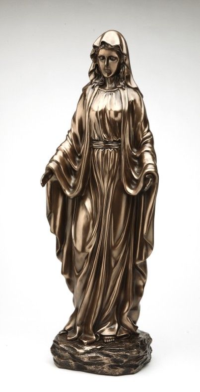 19 TALL MADONNA VIRGIN MARY STATUE CATHOLIC DECORATION  