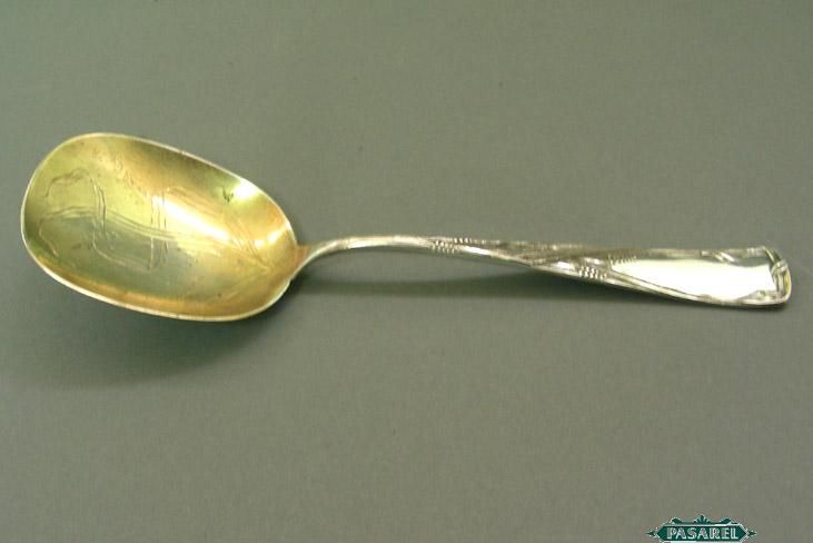 Silver 13pcs Ice Cream Spoon Set F W Hespe Germany 1890  