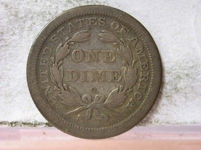 1841 O VF+ SEATED LIBERTY DIME  OPEN BUD  99c N/R ID#Z736  