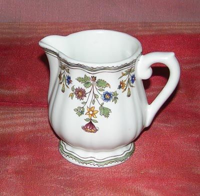 This auction is for a creamer from Olerys pattern from Gien